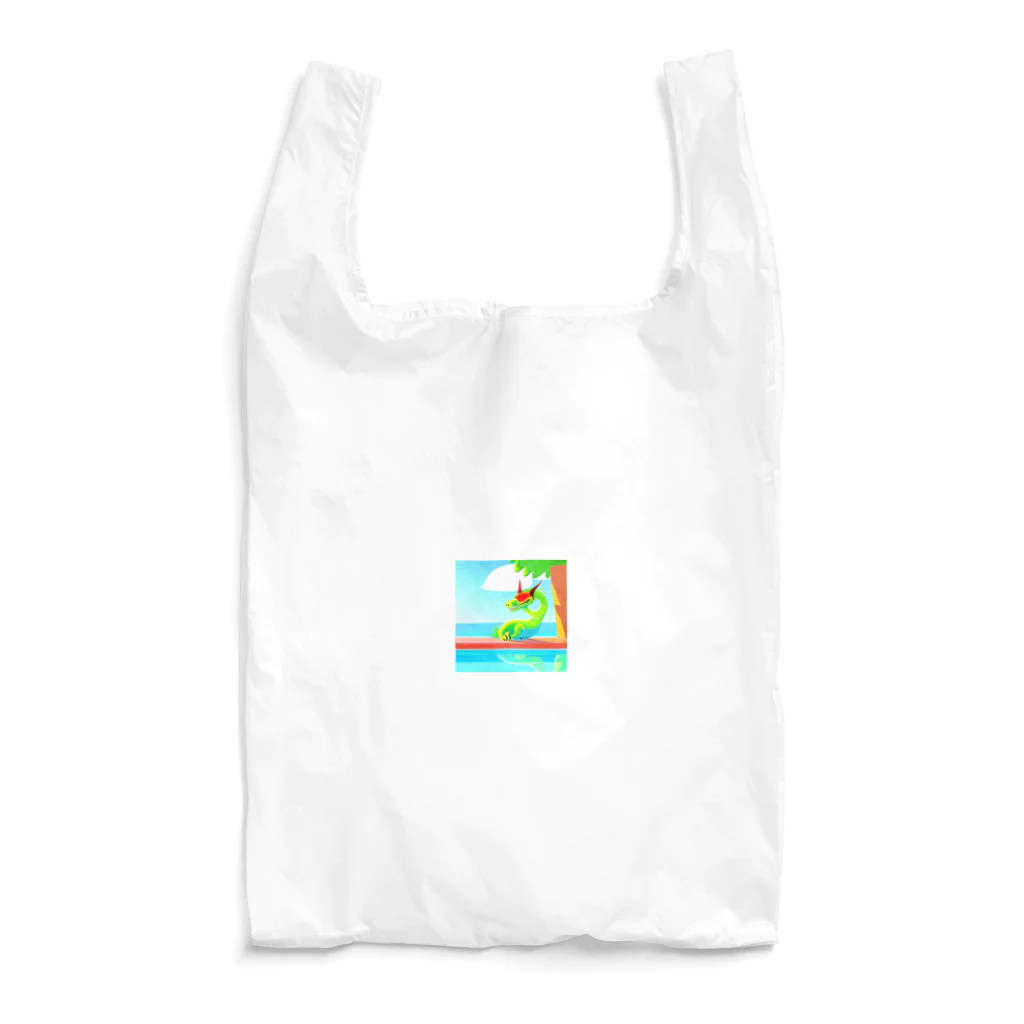 ryu1220の休暇中のドラゴン Reusable Bag