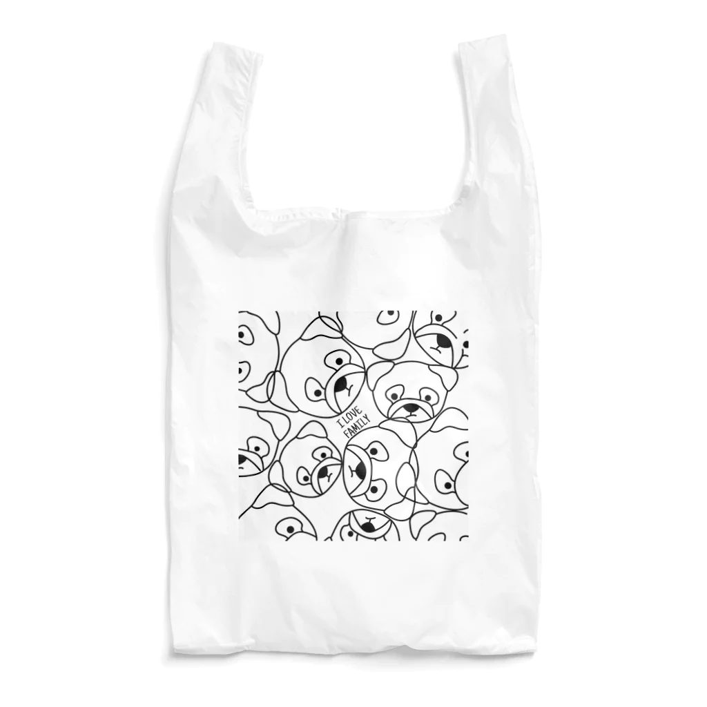 3kids2のDog family Reusable Bag