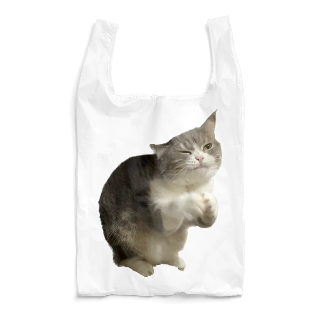 むっちり猫のむっちり丸のちょうだい！ミロ姫！ Reusable Bag