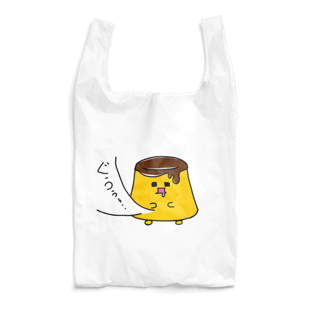 かっちゃん【とんがりにっと】のはらぺこプリンくん Reusable Bag