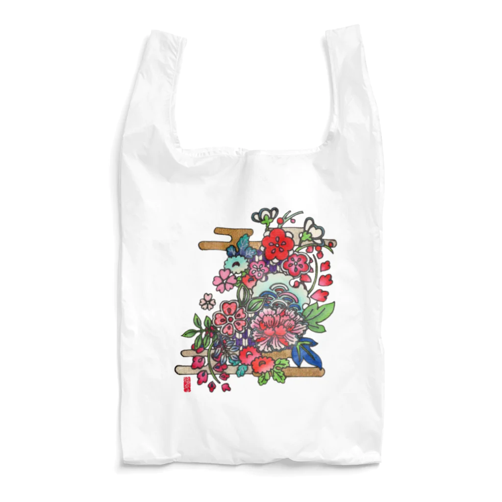 JapaneseArt Yui Shopの咲き誇れ Reusable Bag