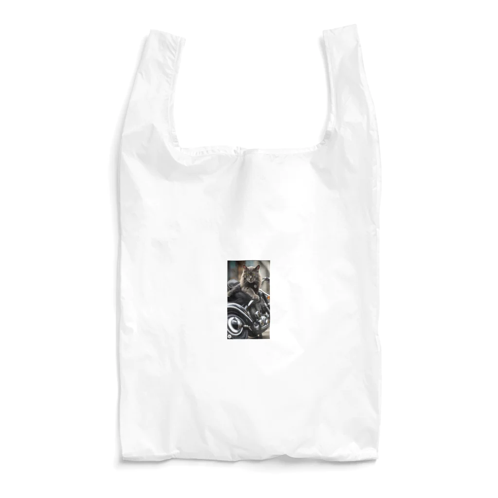 Akihiro121のバイカーキャッツ Reusable Bag