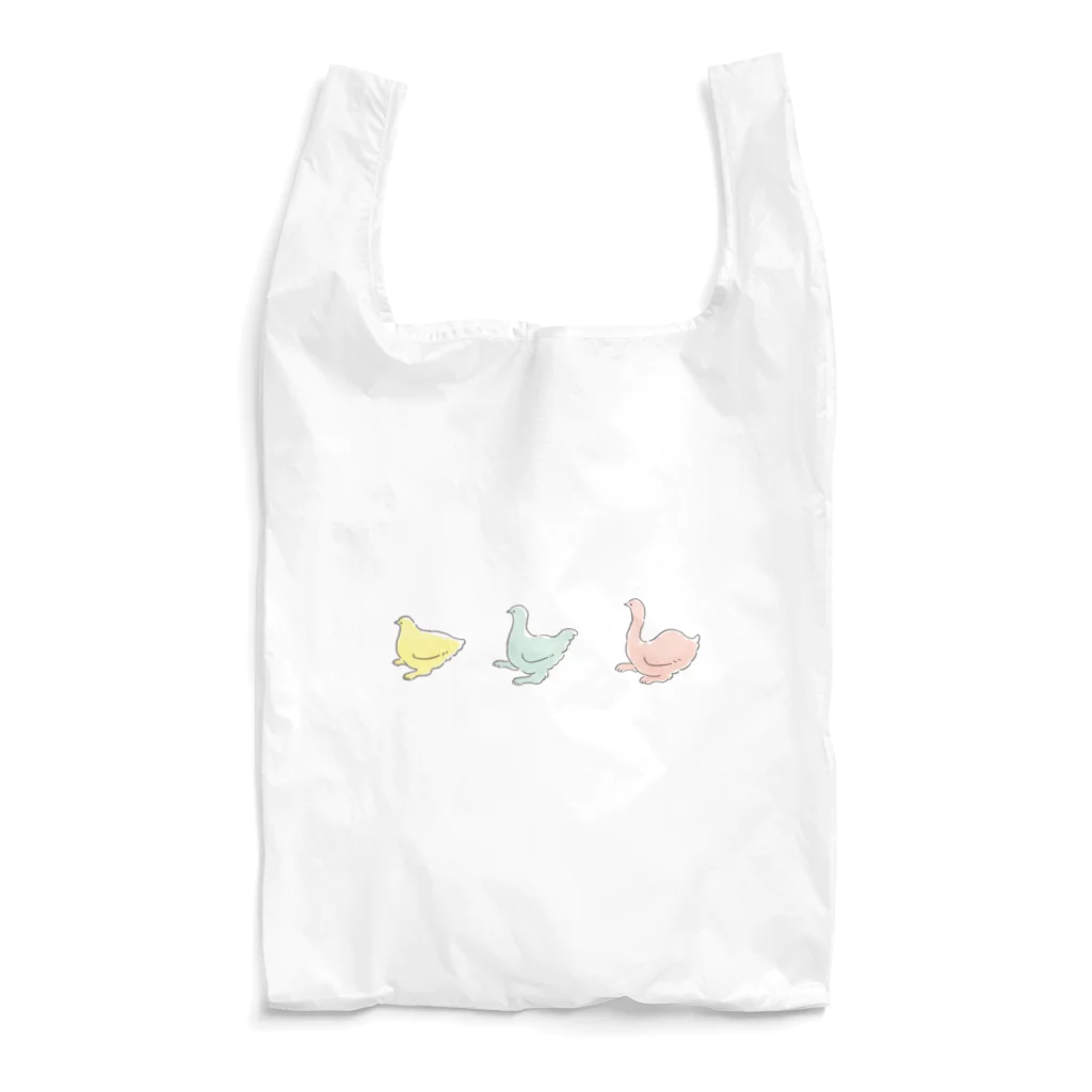 すずられるてらおのけものとりのさんかく(カラー) Reusable Bag