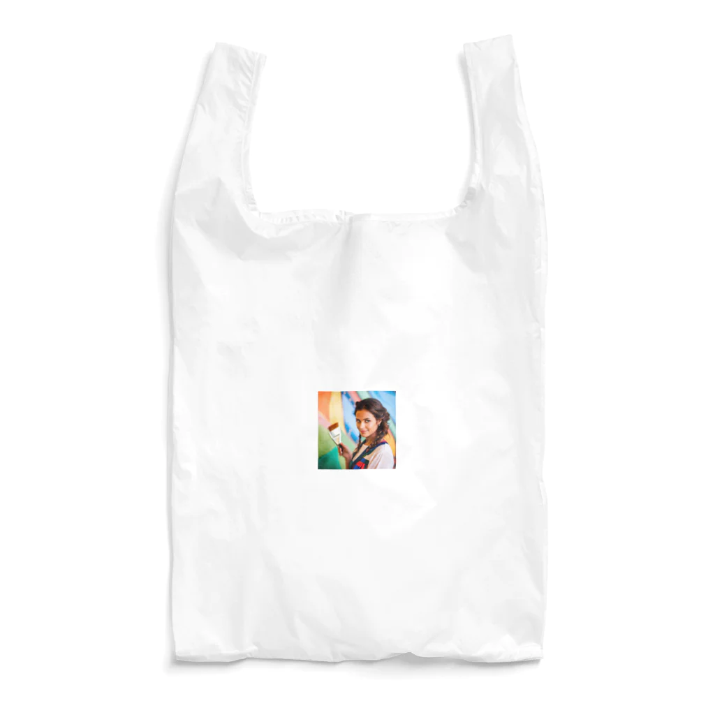 Stylishのアートな女性 Reusable Bag