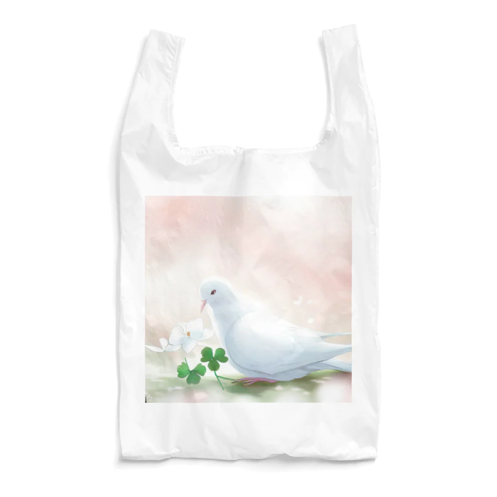 こりすまるの夢幻　鳩　和み Reusable Bag