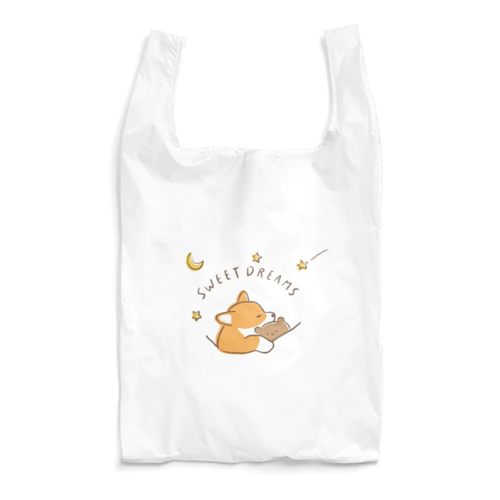 kiki25のおやすみコーギー(良い夢を　ナイトウェア) Reusable Bag