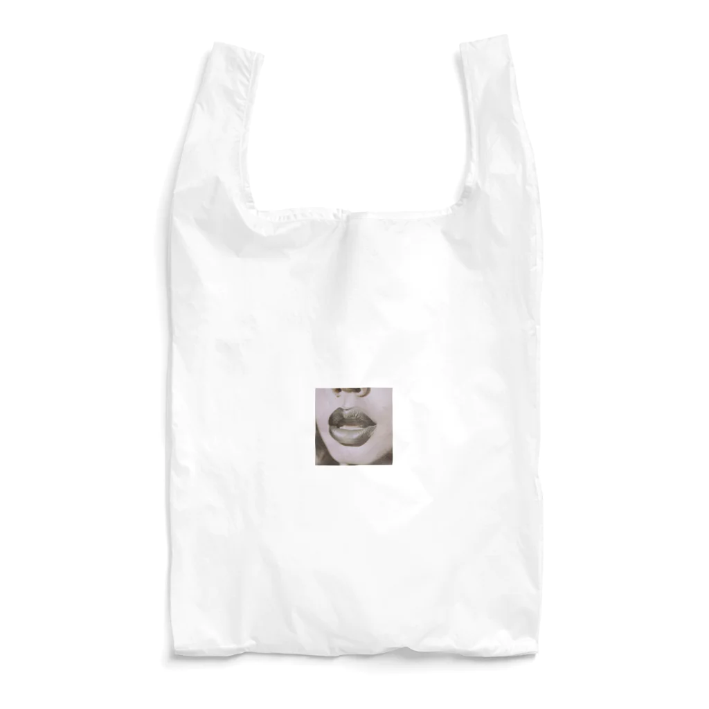 Fusa-Fusa24のくちびるに目が釘付け Reusable Bag