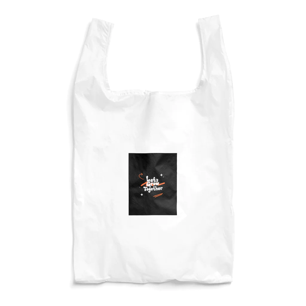 yusaki55maikingのアブストラクトタイポグラフィ Tシャツ Reusable Bag