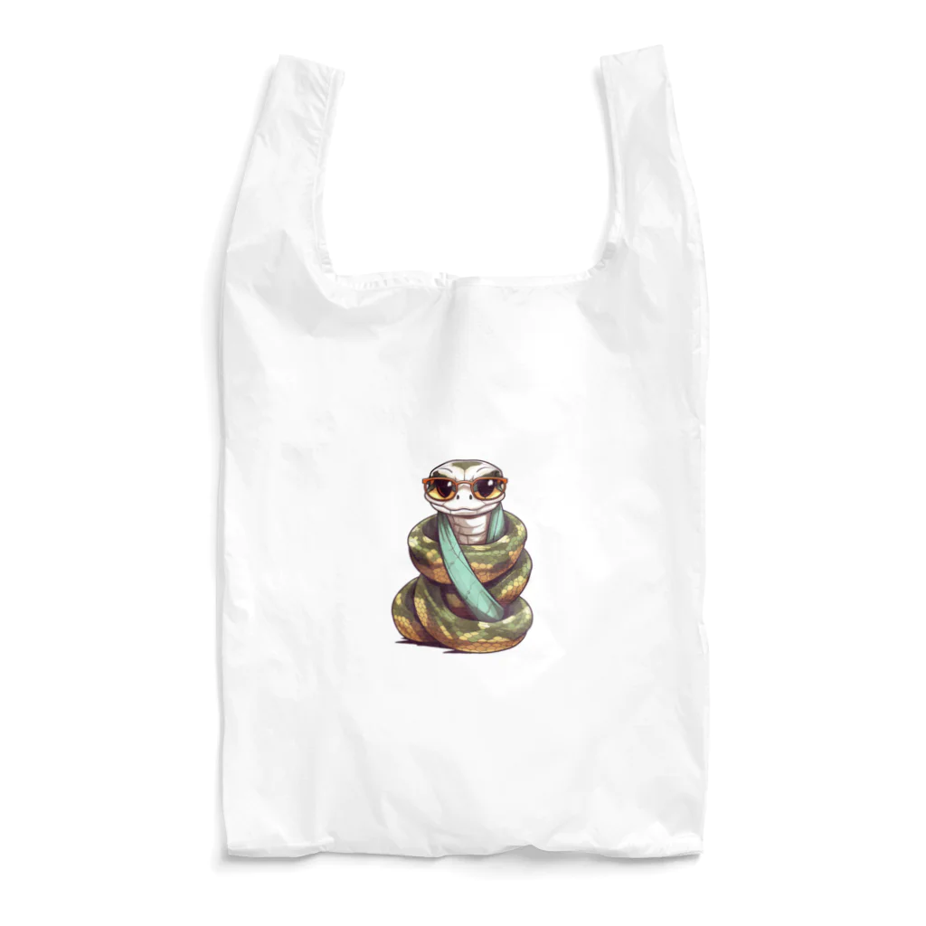 Vasetti_pressのカッコイイパイソン Reusable Bag