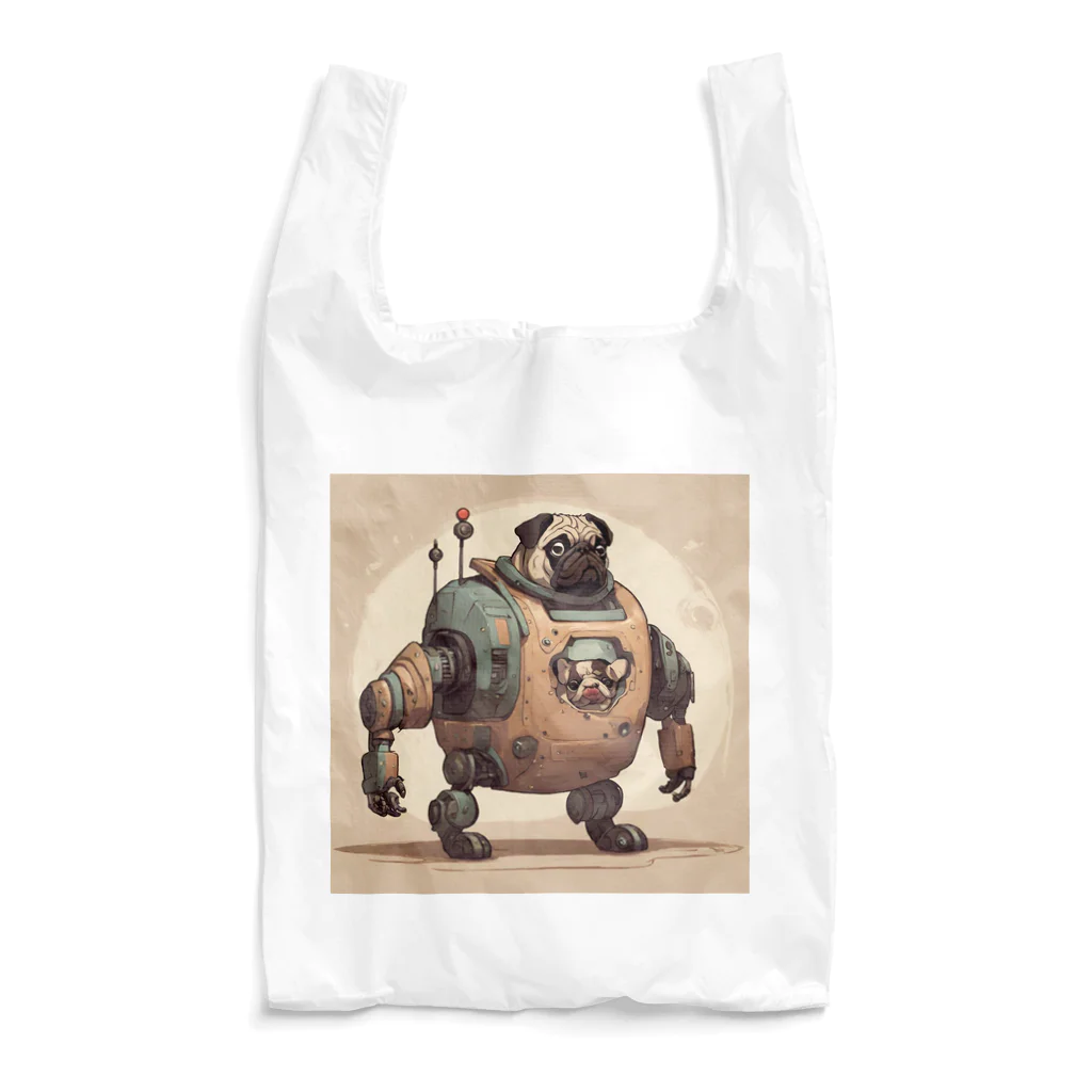 PUGおやじのロボパグ出動 Reusable Bag