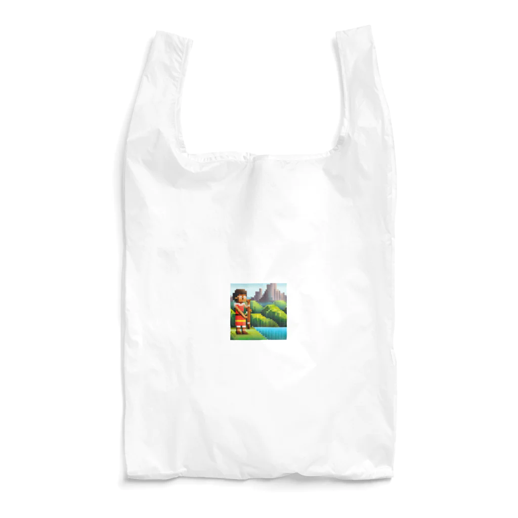 nomad4491のドット絵のディジュリドゥ Reusable Bag