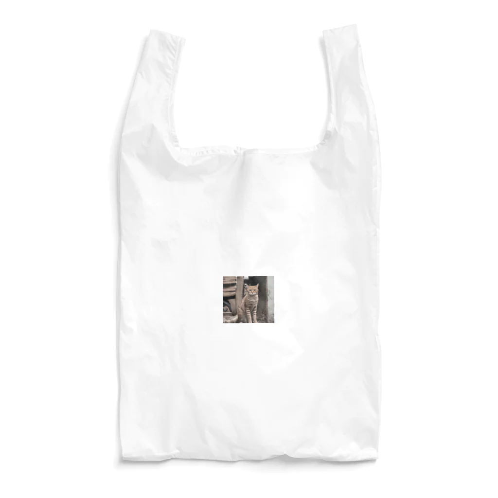 TAIYO 猫好きの綺麗な座り姿の猫 Reusable Bag