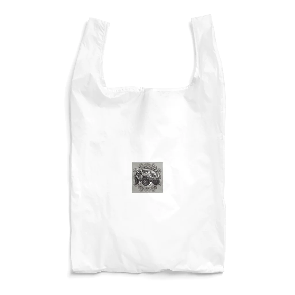 yougawhogaのトライバル　ジープ1 Reusable Bag