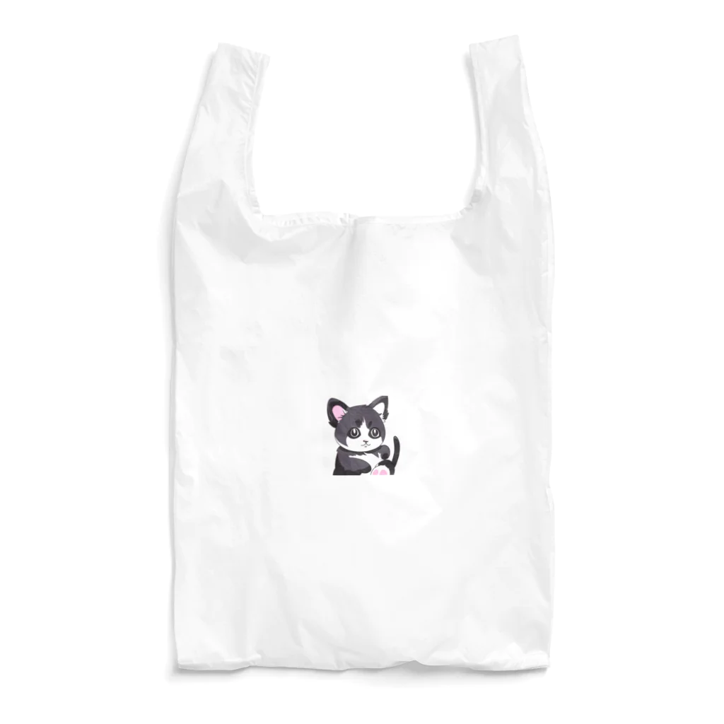 可愛い猫ちゃんのパンダ猫ちゃん Reusable Bag