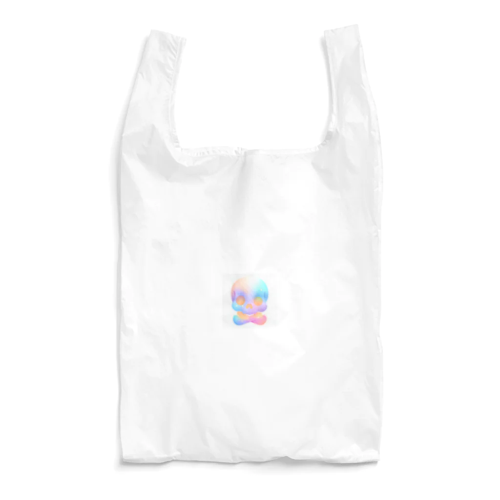 sow700の可愛いカラフルスカルグッズ Reusable Bag