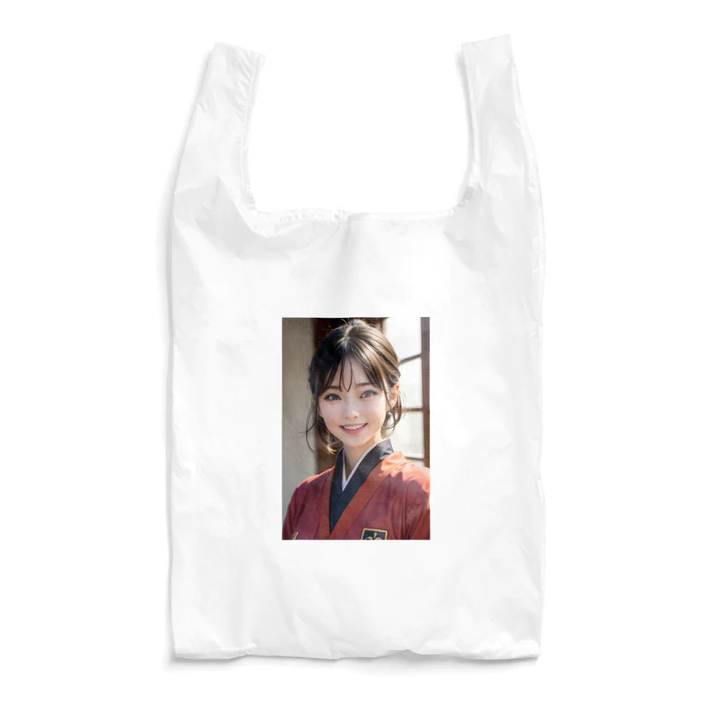 rubeusuの優しく微笑む町娘 Reusable Bag