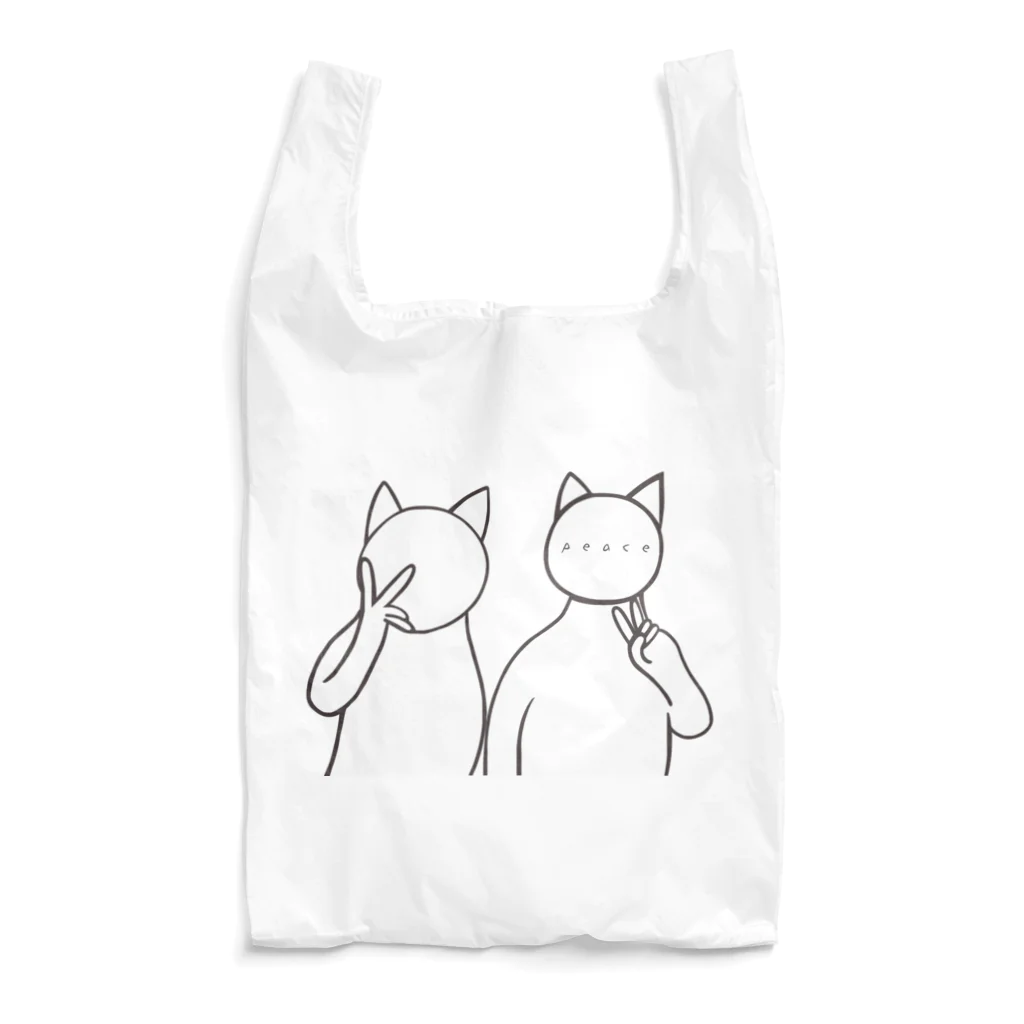 aiueoneko358のPeace！ Reusable Bag