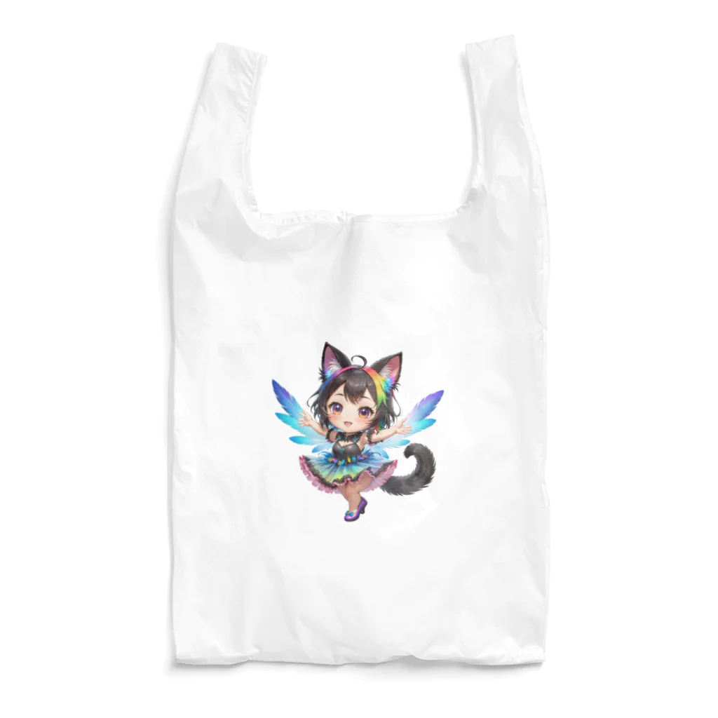 NexDreamの妖精のハロウィンフェス（黒猫2） Reusable Bag