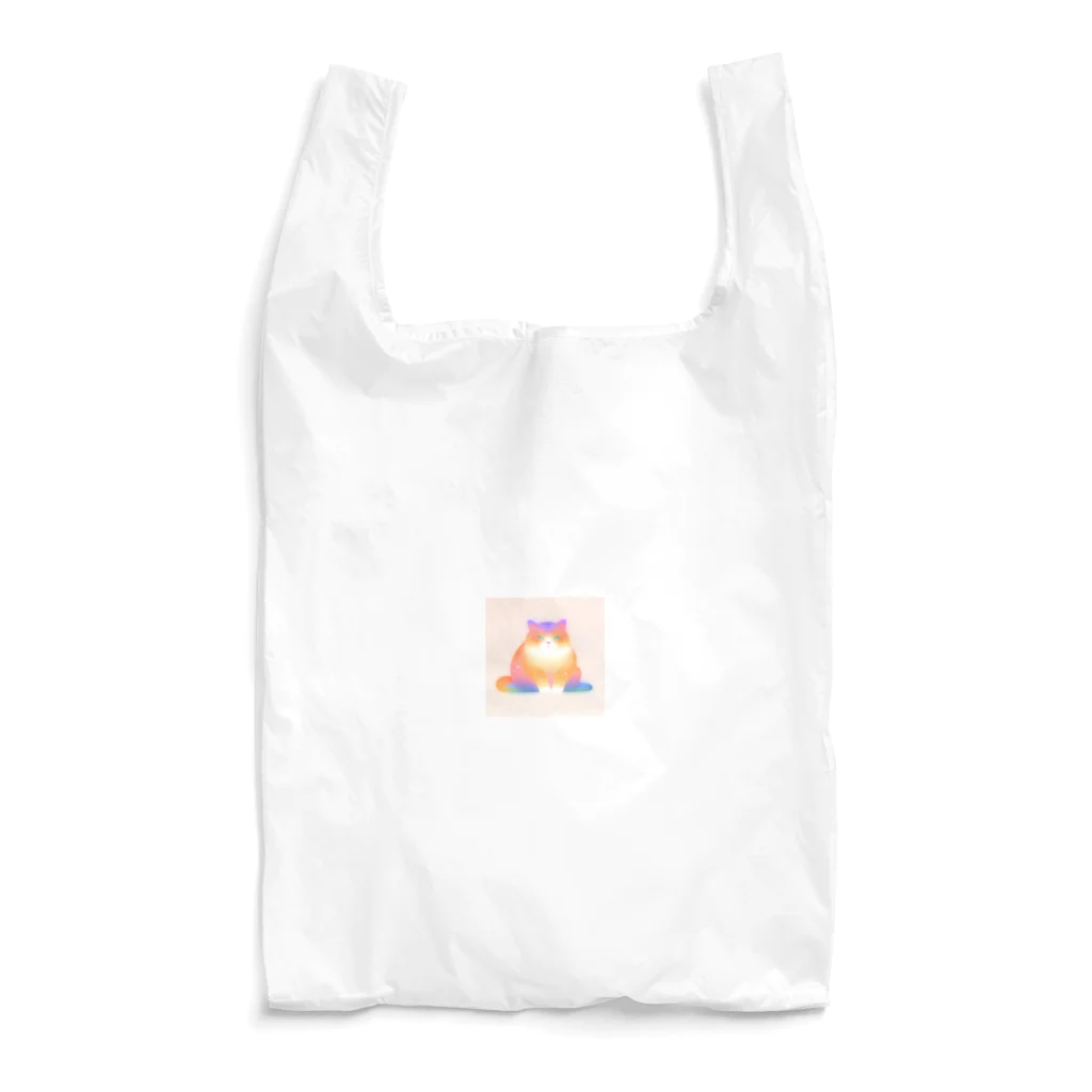 aoking_のグラデーション猫 Reusable Bag