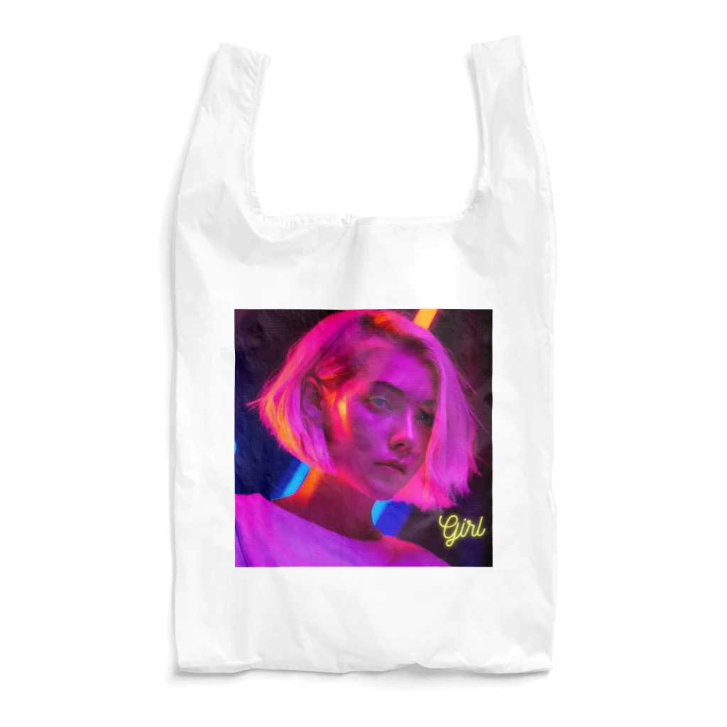 HAYATAのgirl  Reusable Bag