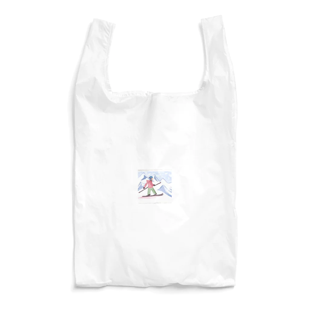 とみのスキーがすき Reusable Bag