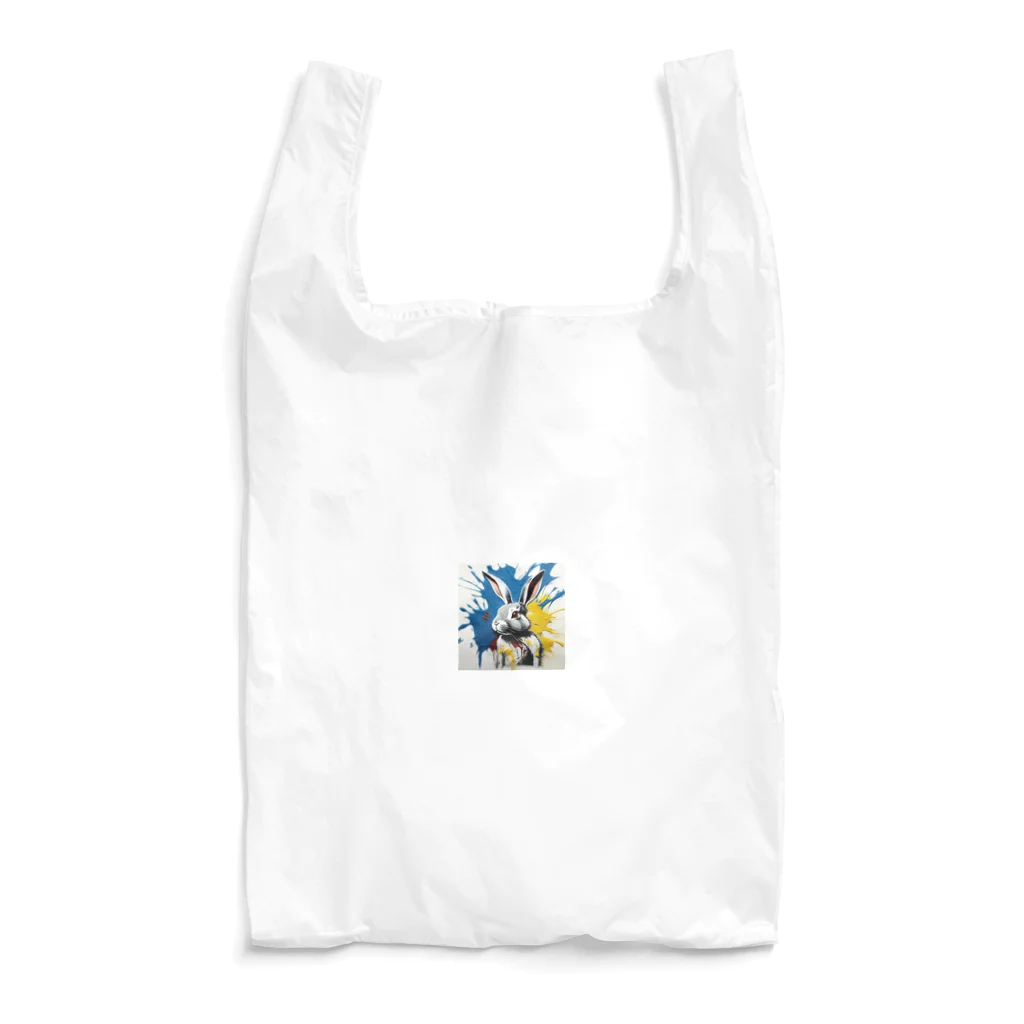 mojaのアートうさぎ🐰 Reusable Bag