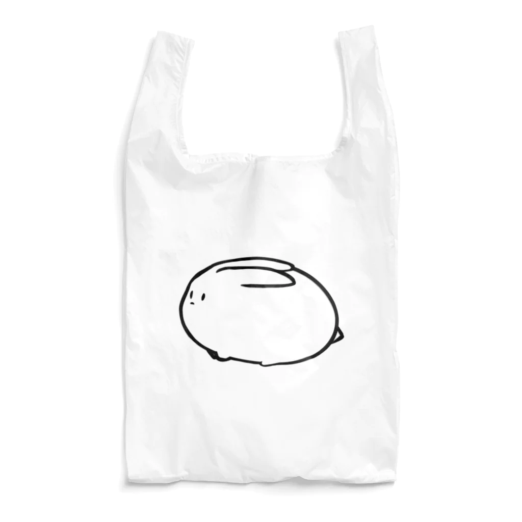 yakumo_penguinのぺたみみうさぎ Reusable Bag