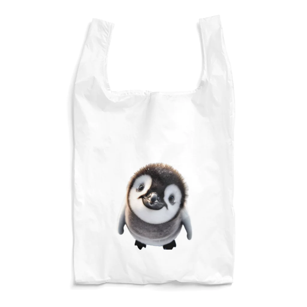 Lock-onの上目使いペンギン Reusable Bag