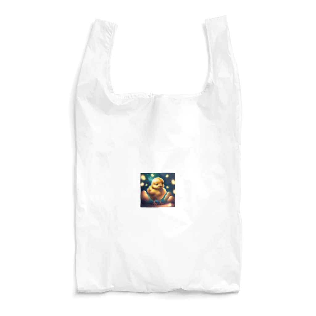 安田ワールドのひよこのイラストグッズ Reusable Bag