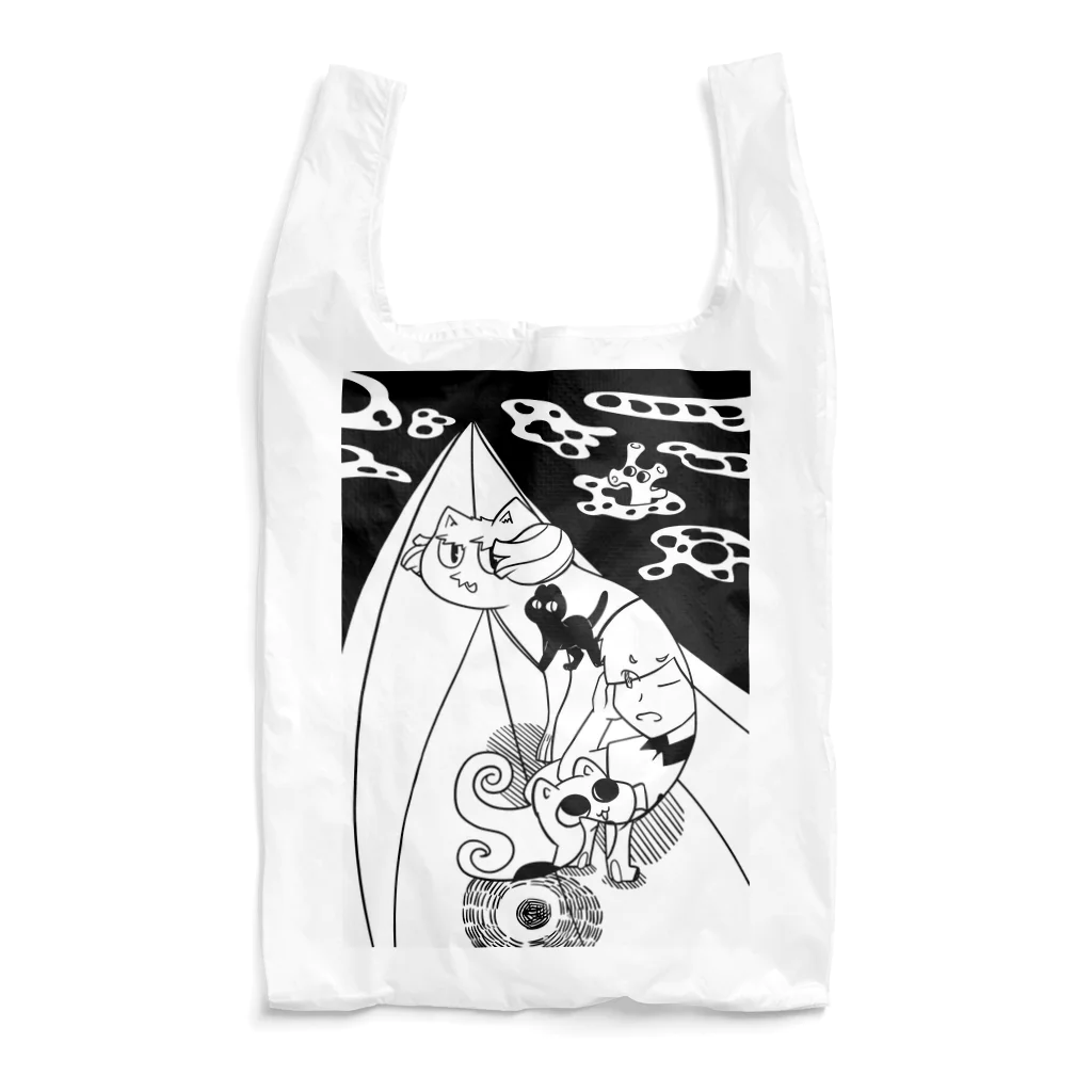 Animaru639のThe and of Cats-004 Reusable Bag