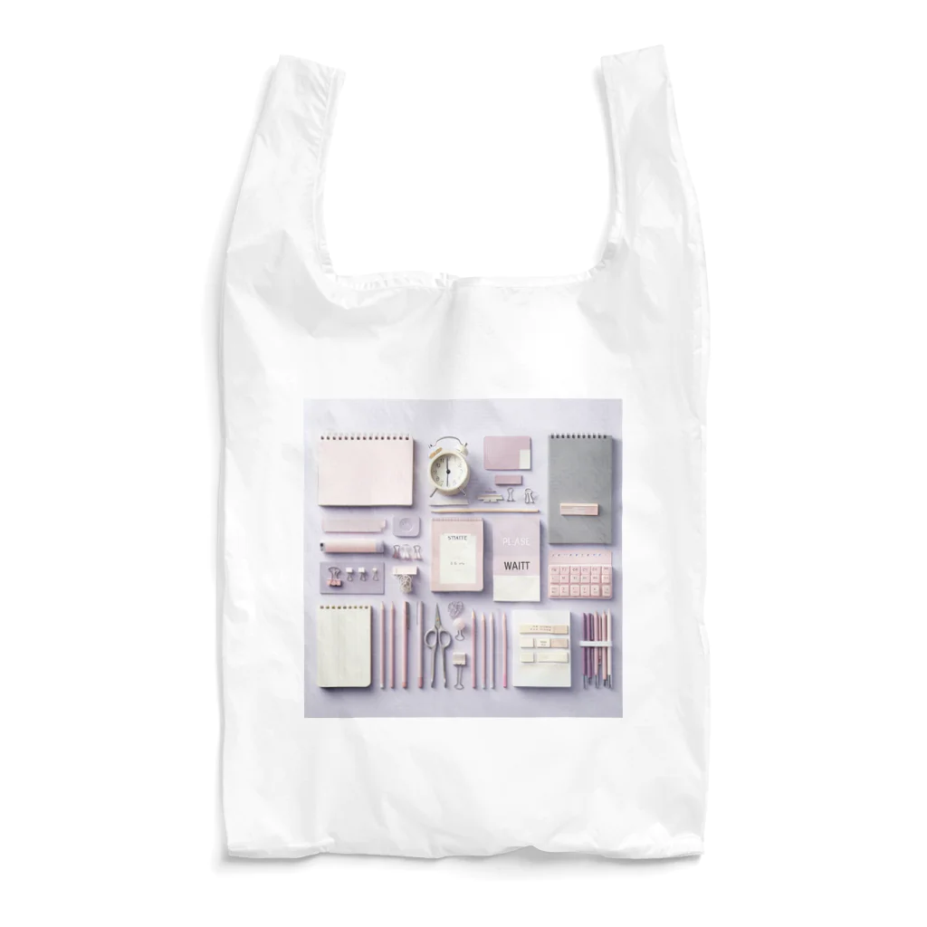 Lock-onの文房具大好き❤薄紫03 Reusable Bag