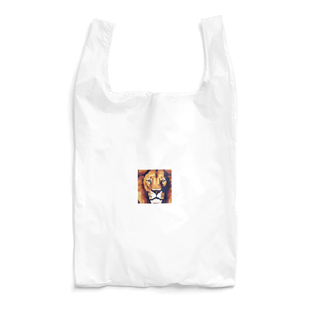 DJシャークのドット絵ライオン Reusable Bag