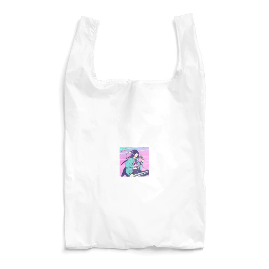 honhiroの心を打つメロディー: 感動のボーカルプリント Reusable Bag