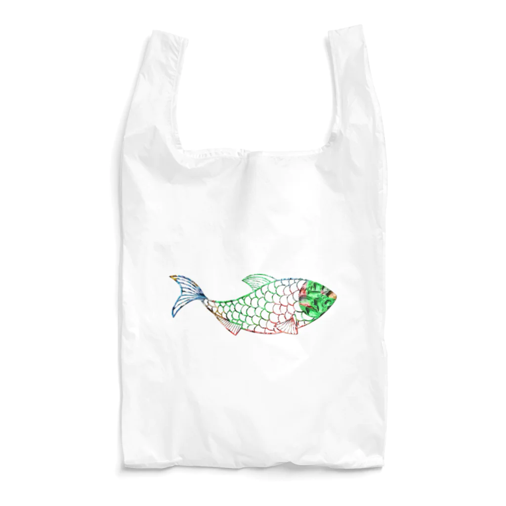 mumusの魚　water drop Reusable Bag