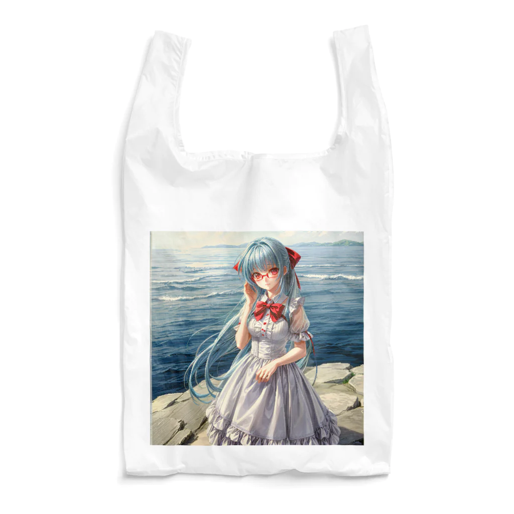 川碕いつき@バ美肉ゲーム実況者Vtuberの崖の上の少女 Reusable Bag