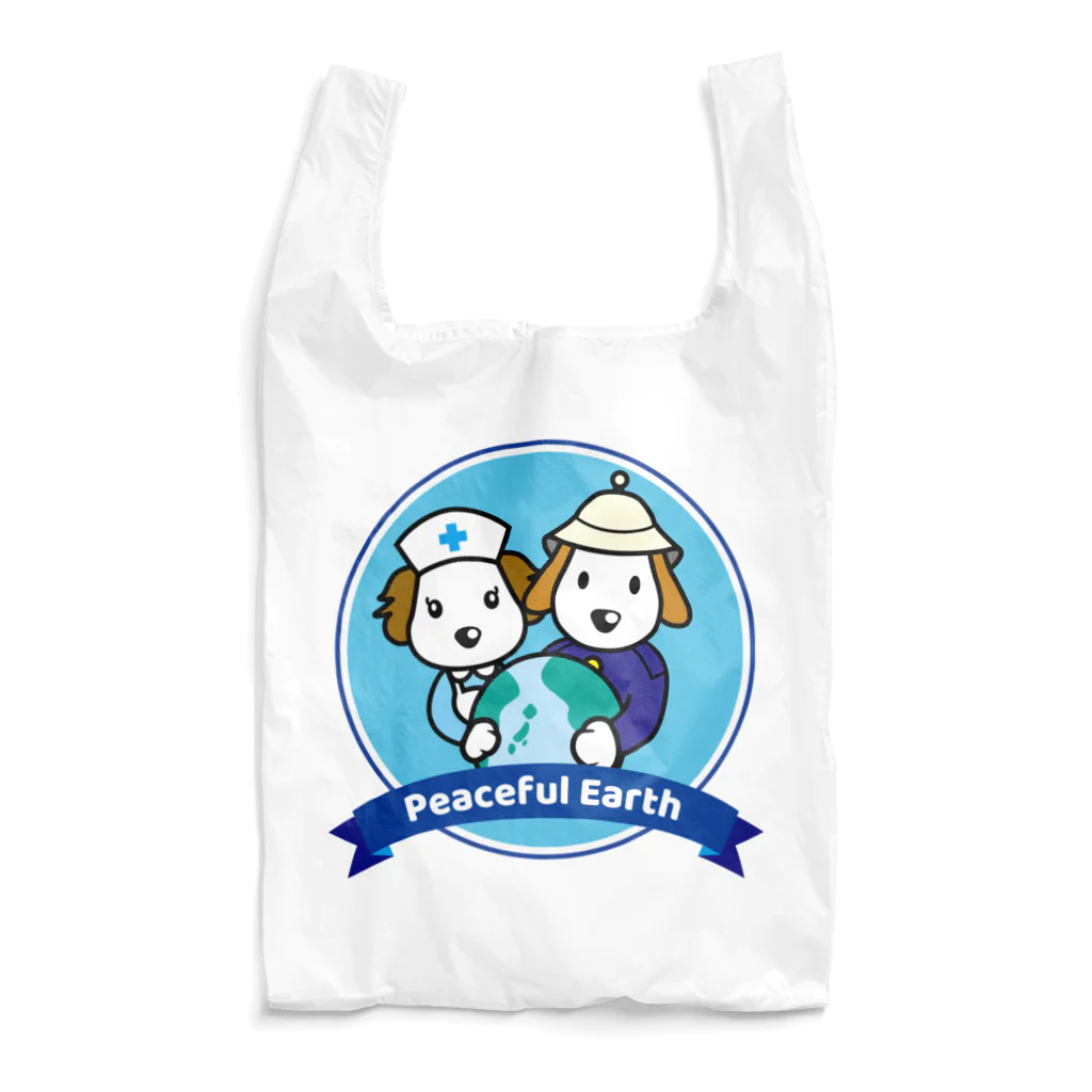 Link Creation online SHOPのPeaceful Earth エコバッグ