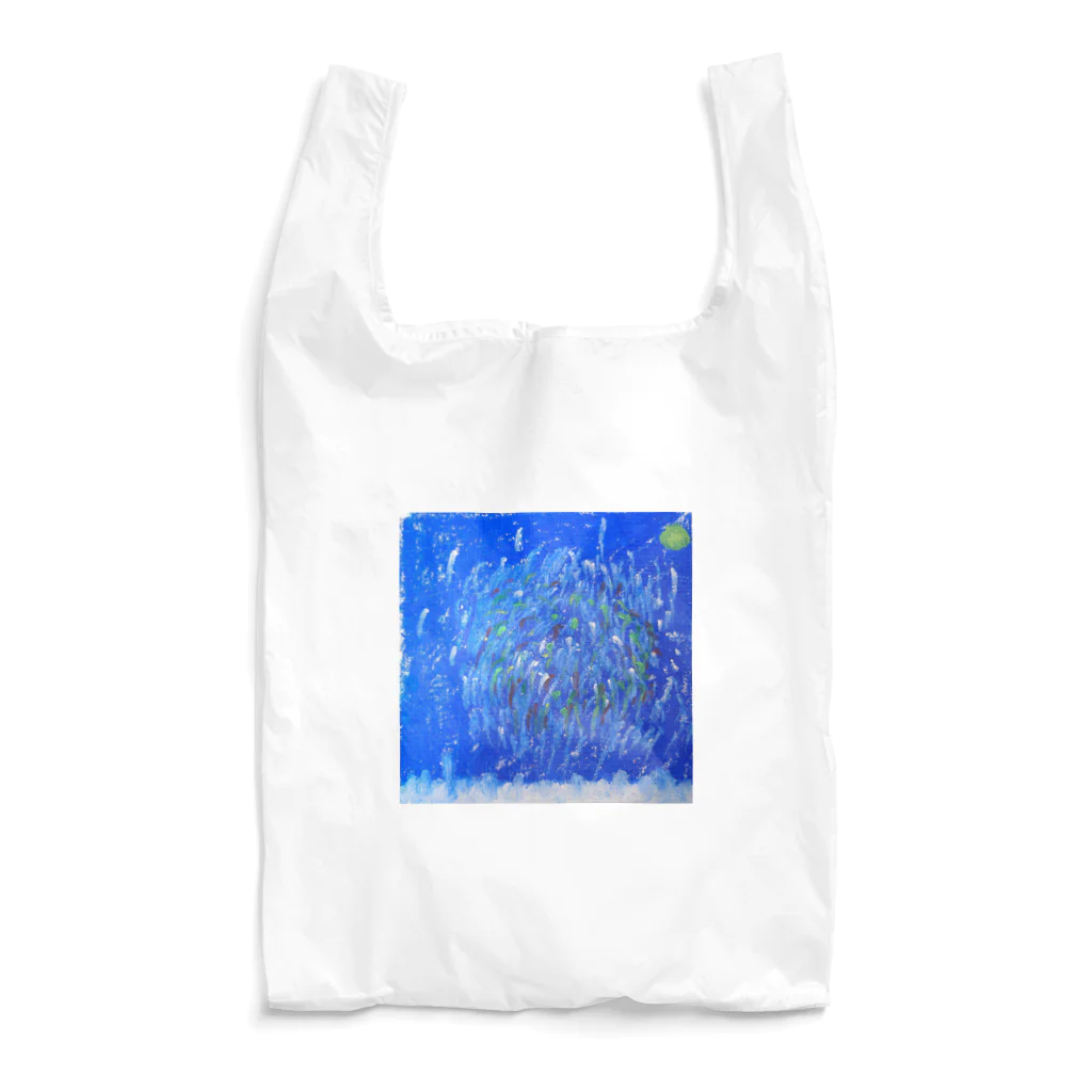 JIBUN SHOPの花火（AO作） Reusable Bag