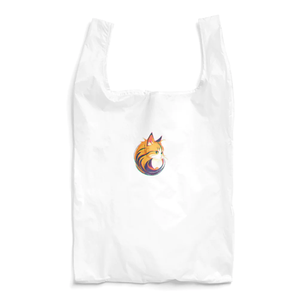 えんがわ🐟のノイズねこ Reusable Bag