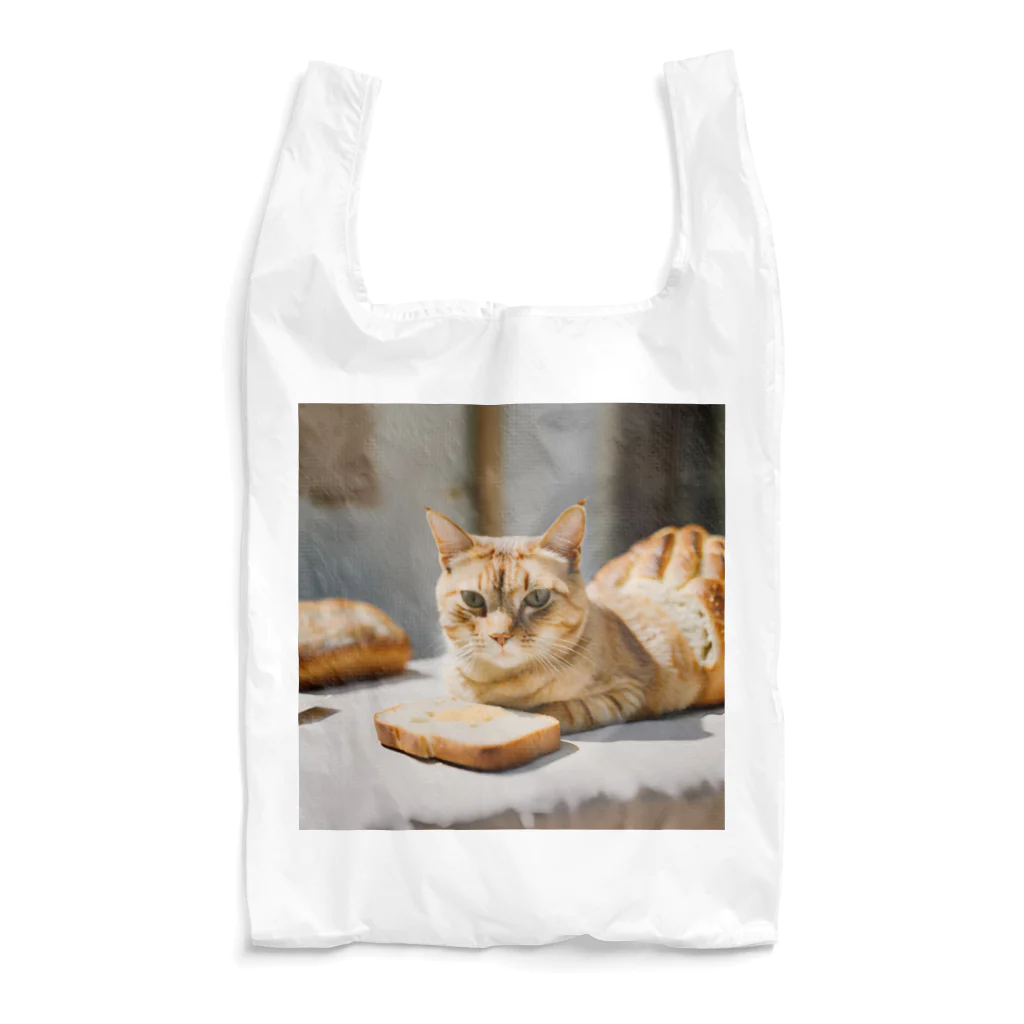 猫雑貨屋　ねこまろのパンの化身、茶トラ Reusable Bag