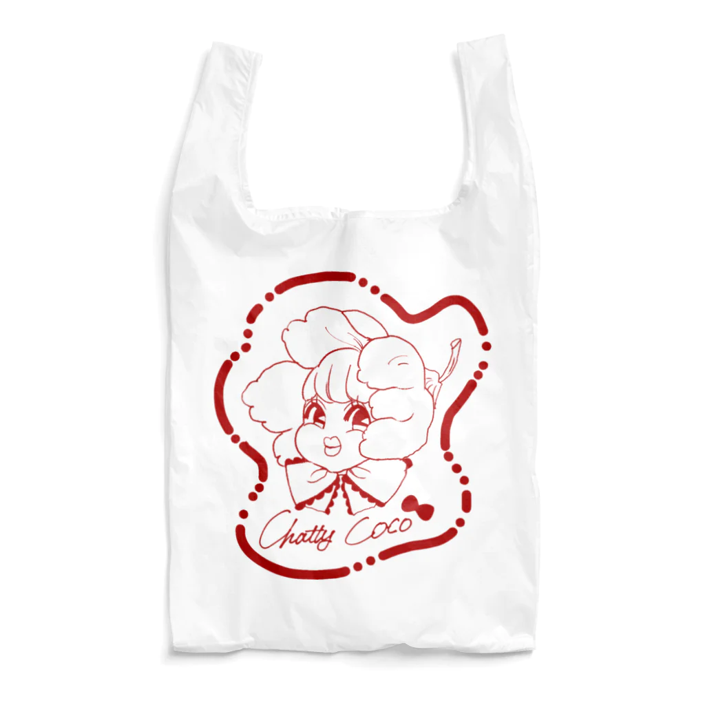 おしゃべりココのおしゃべりココちゃんロゴメルヘン Reusable Bag