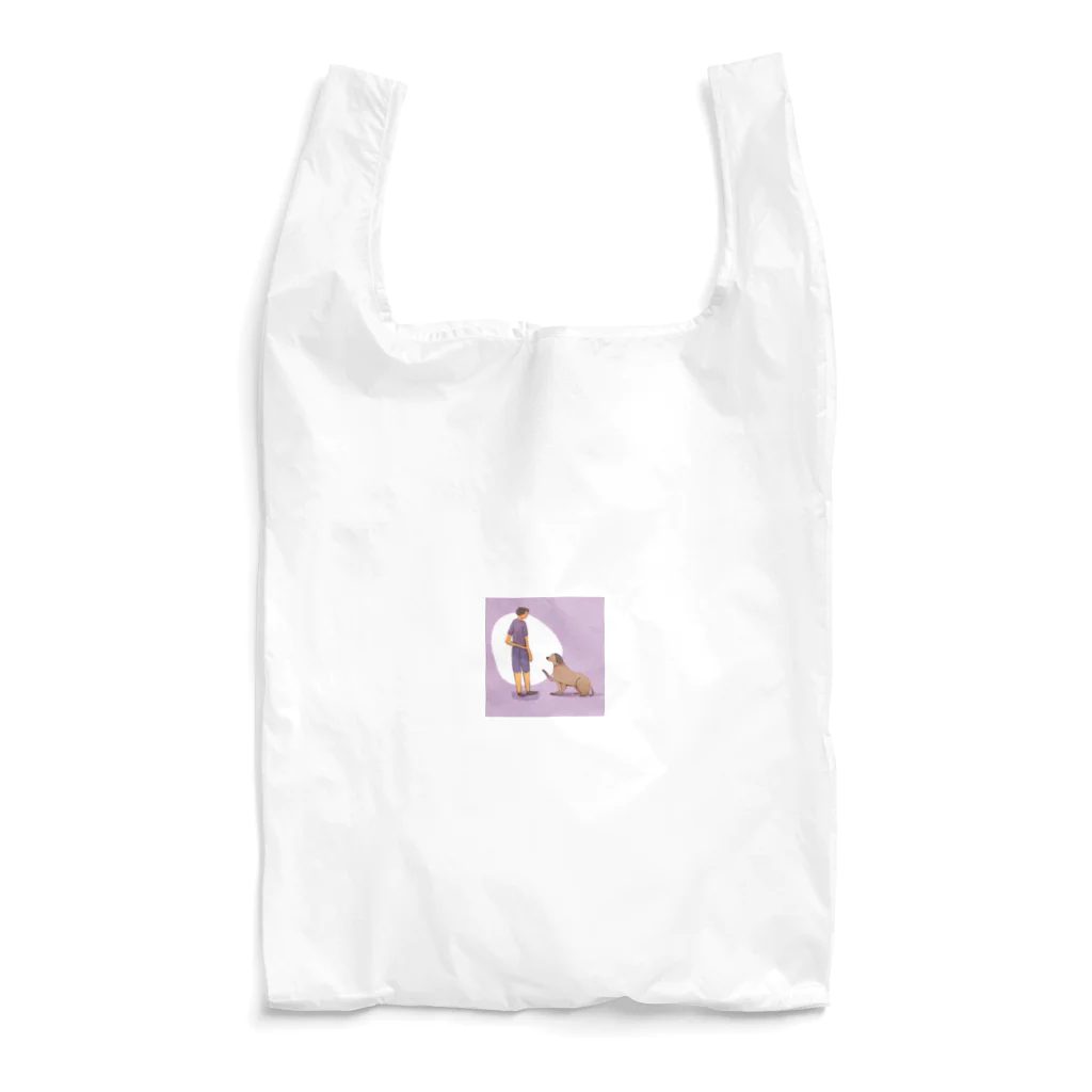 musashi-5の犬と人間 Reusable Bag