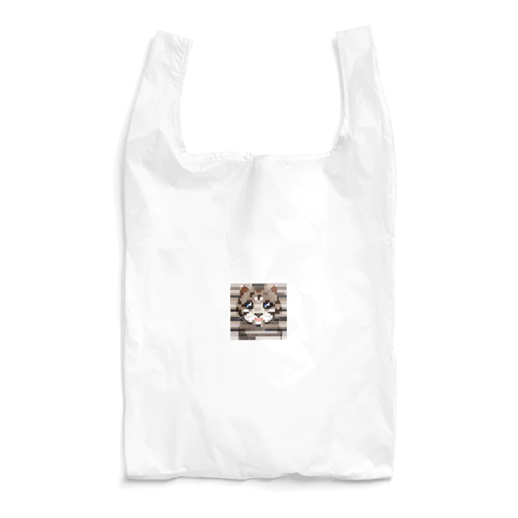 kindonesiaのドット絵のスコティッシュフォールド Reusable Bag