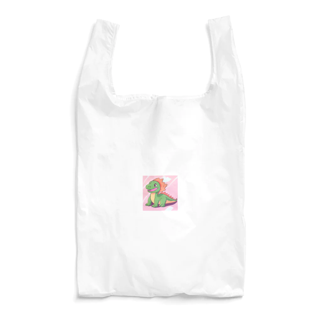 かわいいグッズのかわいい恐竜のグッズ Reusable Bag