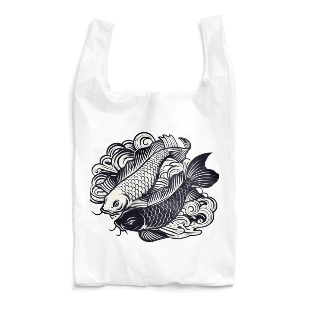 SADOM graphicsの二匹の鯉 Reusable Bag