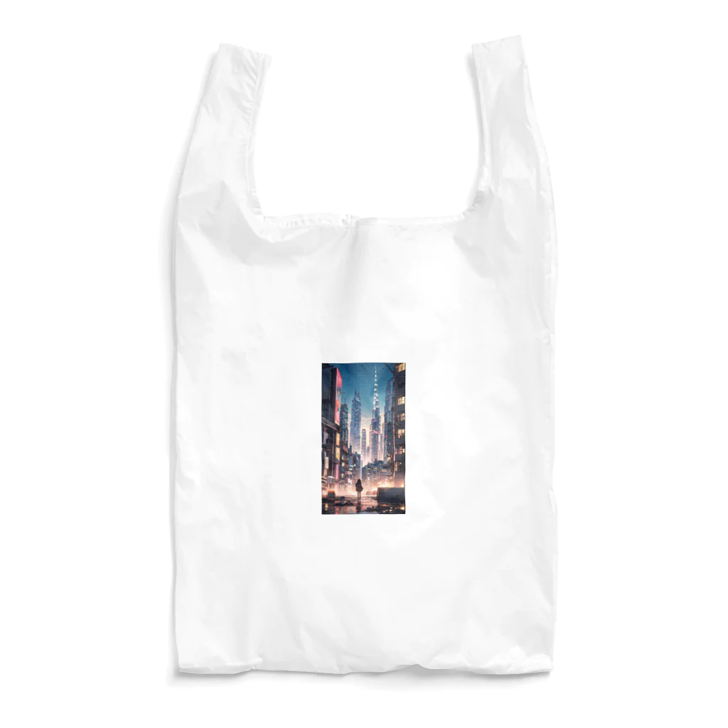 AI職人👨‍🏭のAI「ディストピアに希望の光」 Reusable Bag