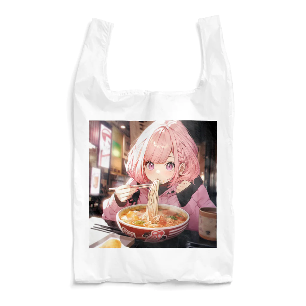 ぶーたんのラーメンをたべる女の子 Reusable Bag