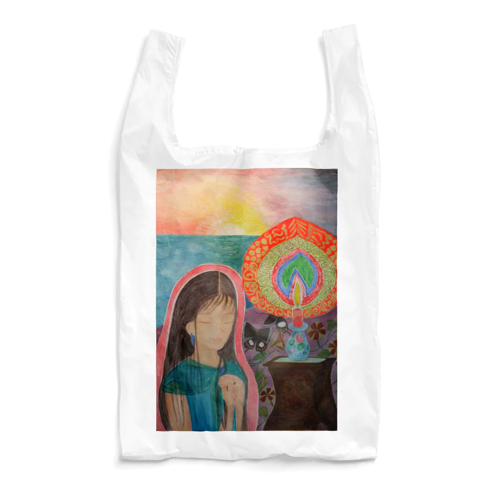 キキとココからのMagic hour / 穏やかな夕暮れの祈り Reusable Bag