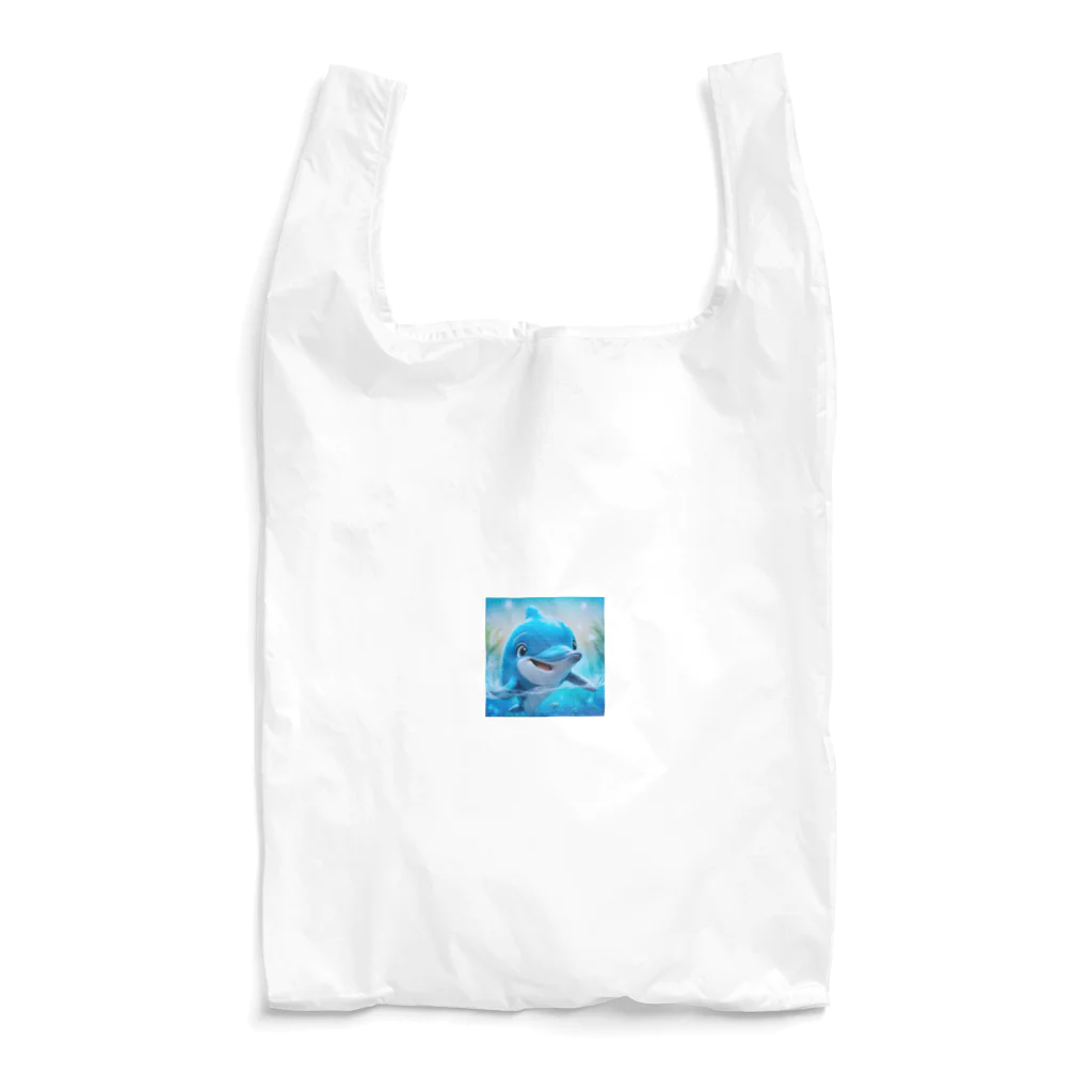 シンプルライフの可愛らしいイルカくん Reusable Bag