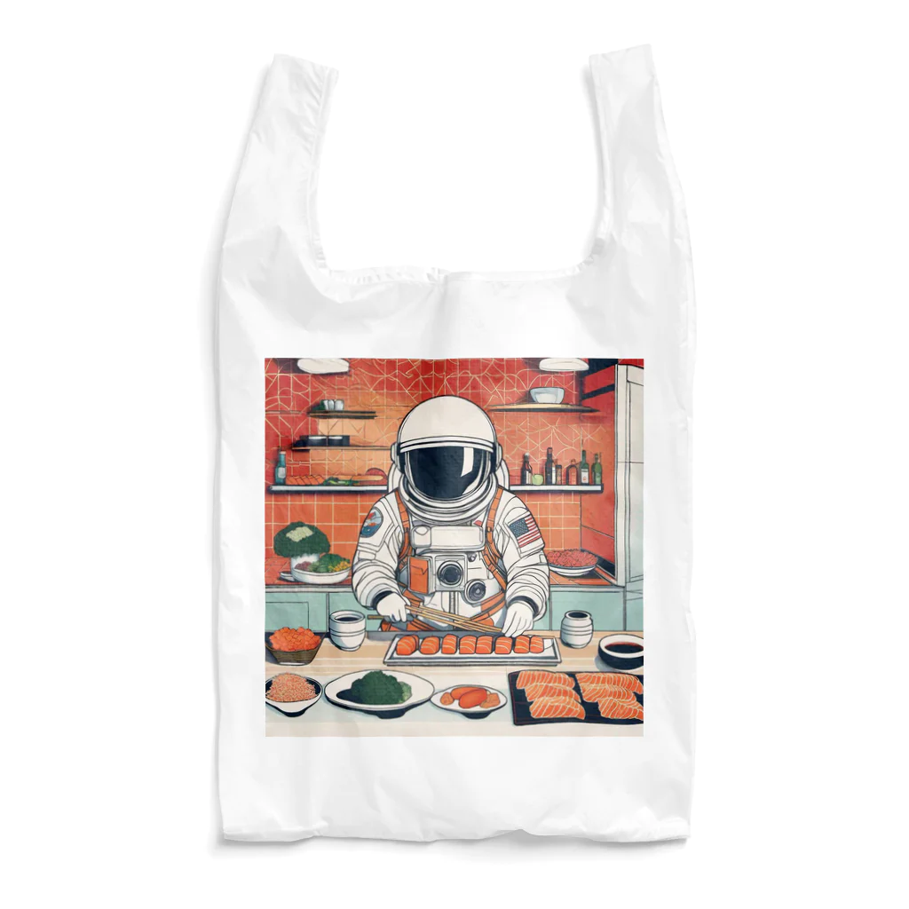 宇宙開発デザイン科のスペースクッキング 寿司編 Reusable Bag