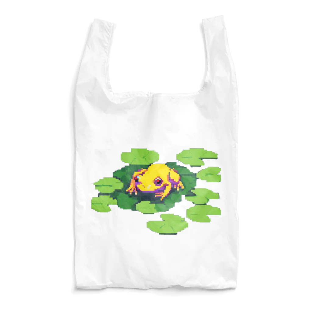 keibapのドット絵カエルくん Reusable Bag